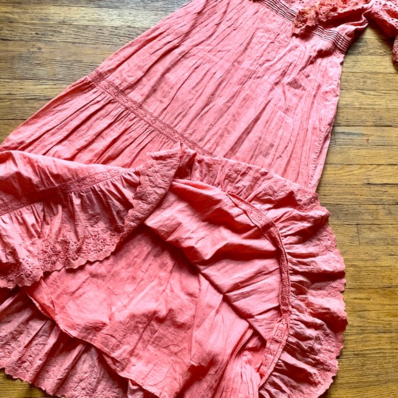 Ulla Johnson ‘Antique Pink’ Lace Maxi Dess - Picture 10 of 12